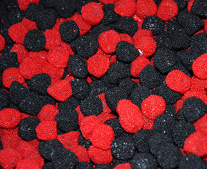 Image showing gummy berry fruit candy