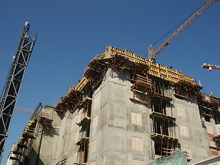 Image showing Construction of a building