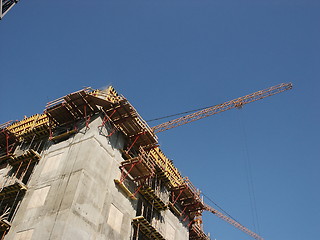 Image showing Construction of a building