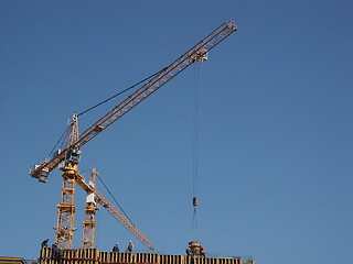 Image showing Construction of hotel 