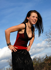 Image showing laughing girl