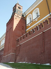 Image showing Kremlin brick wall