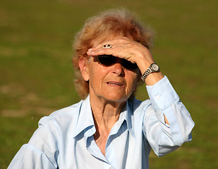 Image showing senior woman