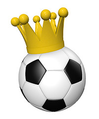 Image showing soccer king