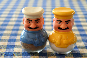 Image showing Turkish salt and pepper shakers