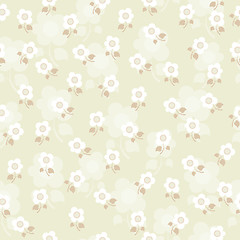 Image showing Seamless texture with flowers