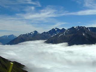 Image showing Above The Clouds, New Zealand