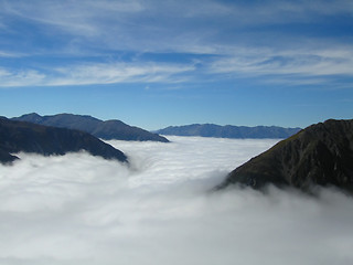 Image showing Above The Clouds, New Zealand