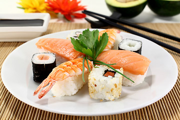 Image showing sushi