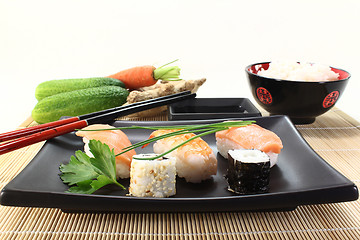 Image showing sushi