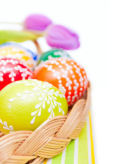 Image showing Easter Painted Eggs