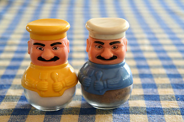 Image showing Turkish salt and pepper shakers