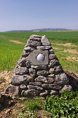 Image showing bound for the pilgrimage of Saint Jacques de Compostela