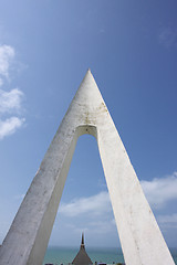 Image showing ETRETAT, NORMANDY, monument for Nungesser and Coli 