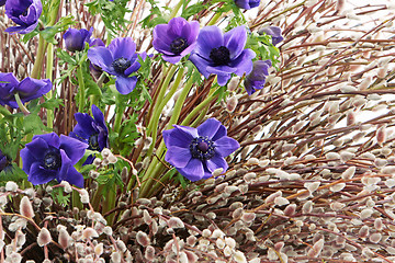 Image showing bouquet of spring flowers