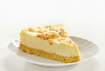 Image showing cheesecake slice