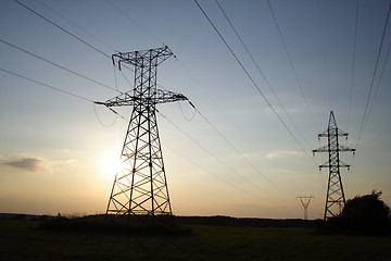 Image showing powerlines