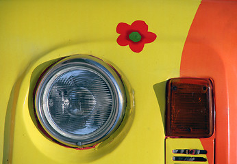 Image showing Flower Power Car