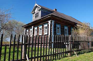 Image showing Old Log-house in Central Russia