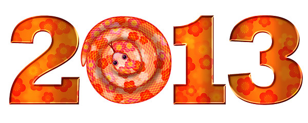 Image showing Chinese New Year of the Snake 2013 