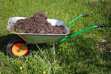 Image showing wheelbarrow