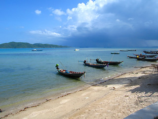 Image showing Fishing Boats at Koh Samui, Thailand