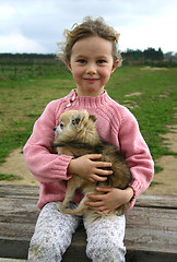 Image showing child and chihuahua