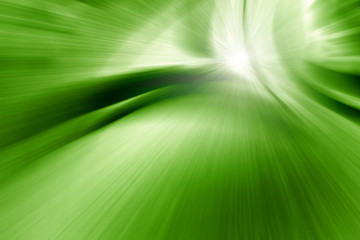 Image showing abstract zoom green