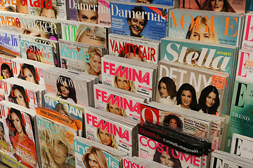 Image showing Female magazines