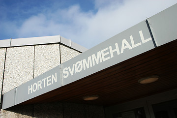 Image showing Horten swimming hall