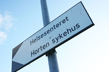 Image showing Horten sykehus