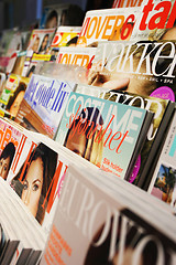 Image showing Female magazines