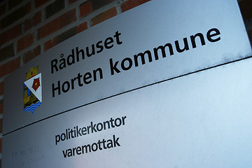 Image showing Horten rådhus