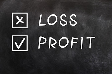 Image showing Loss and profit