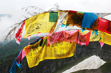 Image showing Tibetan prayer flags