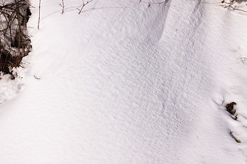 Image showing snowy landscape in the winter sun in France