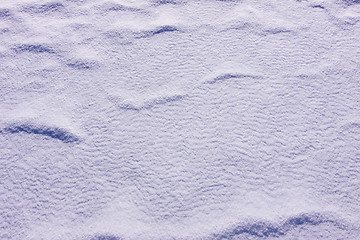 Image showing snowy landscape in the winter sun in France