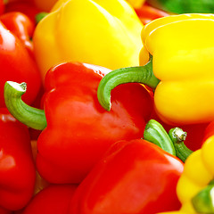 Image showing  Miscellaneous colored peppers