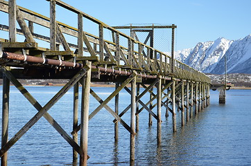 Image showing Old pier