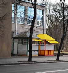 Image showing Newsstand - closed