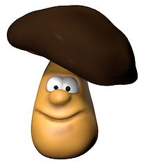 Image showing cartoon mushroom