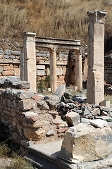 Image showing Piece of Ancient Ruins in Ephesus