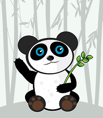 Image showing Cartoon panda