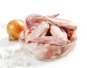 Image showing fresh raw chicken wings