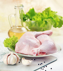 Image showing fresh raw chicken legs