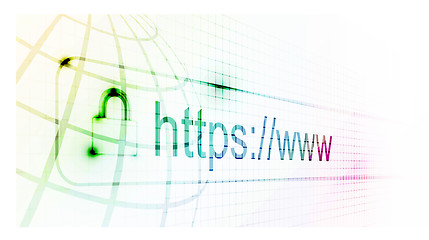 Image showing https protected web page