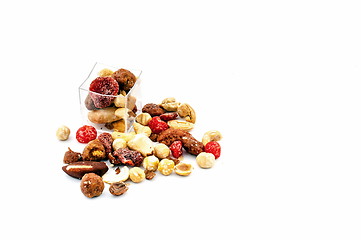 Image showing Mixed dried fruit sample