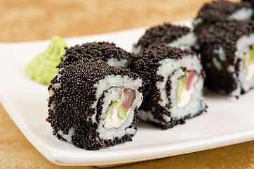 Image showing tuna sushi roll