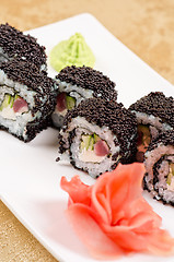 Image showing tuna sushi roll