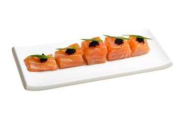 Image showing Salmon Slices